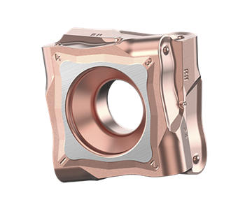 Eight cutting edges per insert